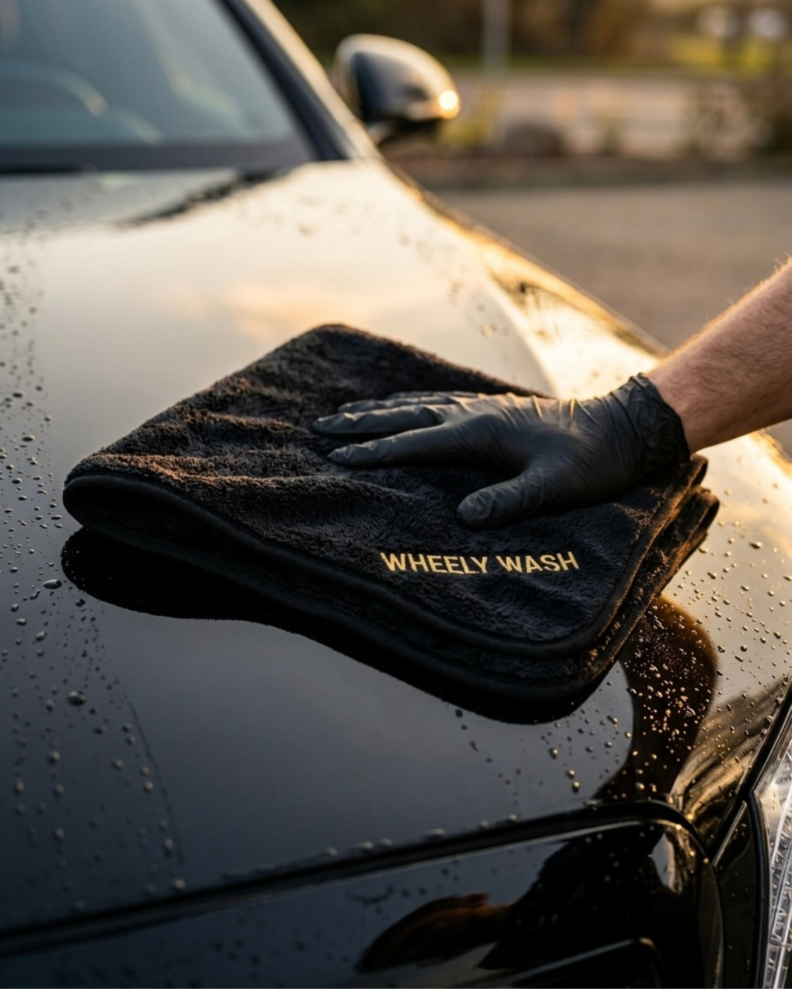 Wheely Wash Premium Microfiber Car Cleaning Cloth