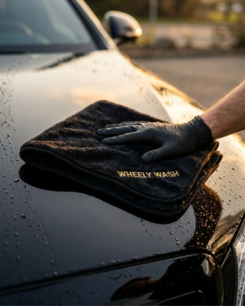 Wheely Wash Premium Microfiber Car Cleaning Cloth