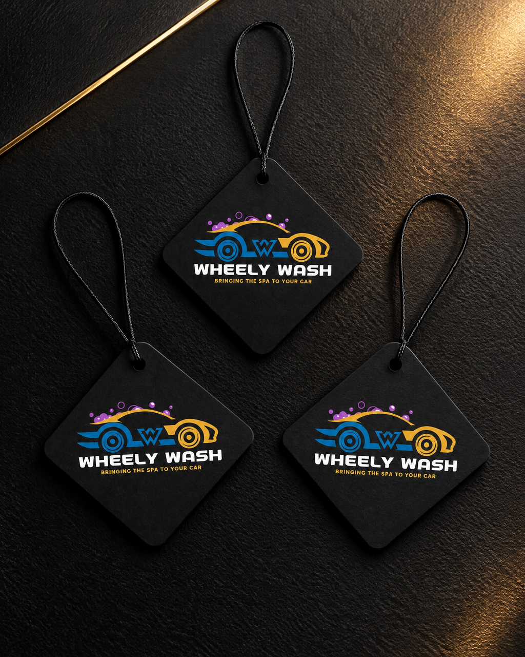 Wheely Wash Car Hanging Perfume 3 Pc |PRADA Inspired Fragrance|